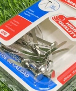 Alternative view of ENCUADERNADOR PLATEADO 40MM 1UND (15PCS) / MA011-8
