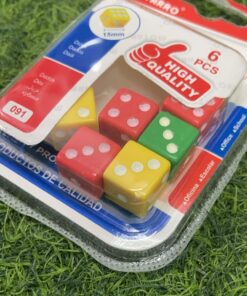 Alternative view of DADOS DE COLORES 15MM 1UND (6PCS) / MA017-6