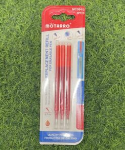 SET DE REPUESTO PARA LAPICERO ROJO BORRABLE 0.7MM 1UND / MC004-3