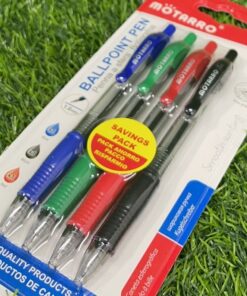 Alternative view of SET DE LAPICEROS DE COLOR NEGRO/ROJO/AZUL/VERDE 1.0MM 1UND (4PCS) / MC008-10