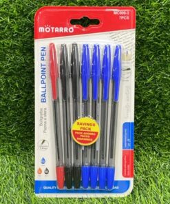SET DE LAPICEROS 4 AZUL + 2 NEGRO +1 ROJO 1.0MM 1UND (7PCS) / MC009-3