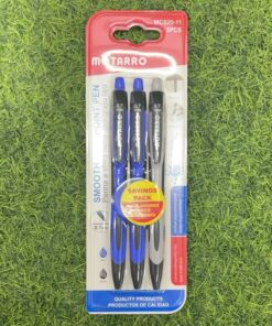 SET DE LAPICERO NEGRO+2 AZUL 0.7MM 1UND (3PCS) / MC020-11