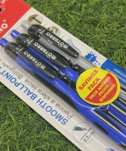 Alternative view of SET DE LAPICERO NEGRO+2 AZUL 0.7MM 1UND (3PCS) / MC020-11