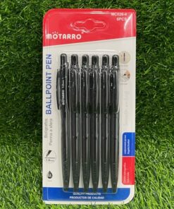 SET DE LAPICEROS COLOR NEGRO 1.0MM 1UND (6PCS) / MC026-4