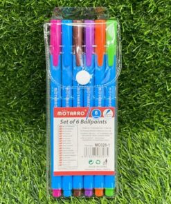 SET DE LAPICEROS DE COLORES 1.0MM 1UND (6PCS) / MC028-1