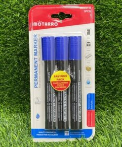 SET DE MARCADOR PERMANENTE COLOR AZUL 3.0MM 1UND (3PCS) / MC031-8