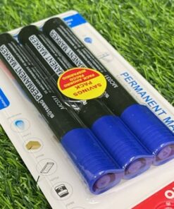 Alternative view of SET DE MARCADOR PERMANENTE COLOR AZUL 3.0MM 1UND (3PCS) / MC031-8