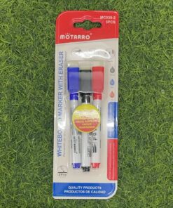 SET DE MARCADOR DE PIZARRA BLANCA COLOR NEGRO+AZUL+ROJO 2.0MM 1UND (3PCS) / MC039-2